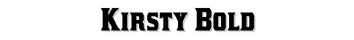 Kirsty Bold font